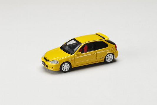 JDM64 1/64 Honda Civic EK9 (HJDM001) *Regular Version - Yellow(02)