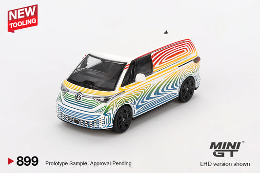 MINI GT #899 1/64 Volkswagen ID. Buzz Prototype "Rainbow"