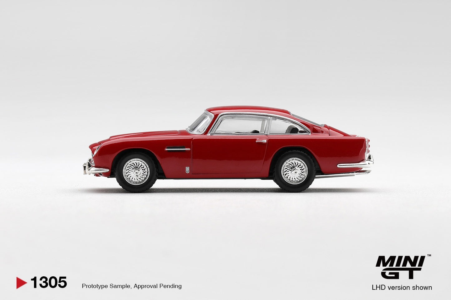 * PRE ORDER * MINI GT #1305 1/64 Aston Martin DB5 Fiesta Red (RHD)
