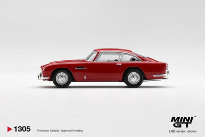 * PRE ORDER * MINI GT #1305 1/64 Aston Martin DB5 Fiesta Red (RHD)