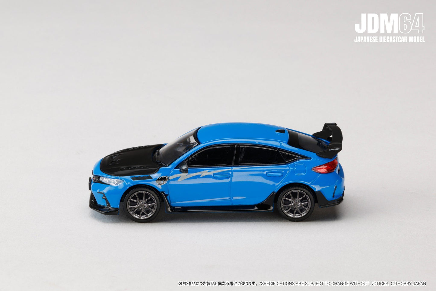 * PRE ORDER * Hobby Japan 1/64 Civic Type R FL5 Mugen Group B 2025 HJDM005B-30 RACING BLUE PEARL