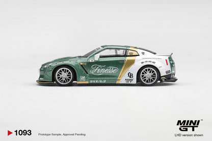 * PRE ORDER * MINI GT #1093 1/64 Nissan GT-R (R35) LB★ WORKS Type 1, Custom Ducktail Auto Finesse