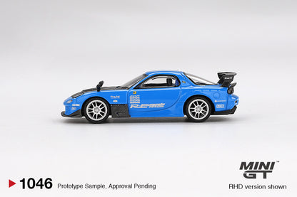 MINI GT #1046 1/64 Mazda RX-7 RE-Amemiya 20B NA 3ROTOR-7 “Ama-san Go” - BLISTER PACK