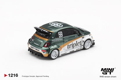 MINI GT #1216 1/64 Abarth 595 LB-WORKS  TY Edition (RHD)