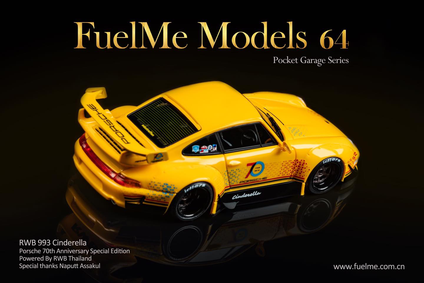 Fuel Me 1/64 RWB 911 (993) CINDERELLA THAILAND EXCLUSIVE