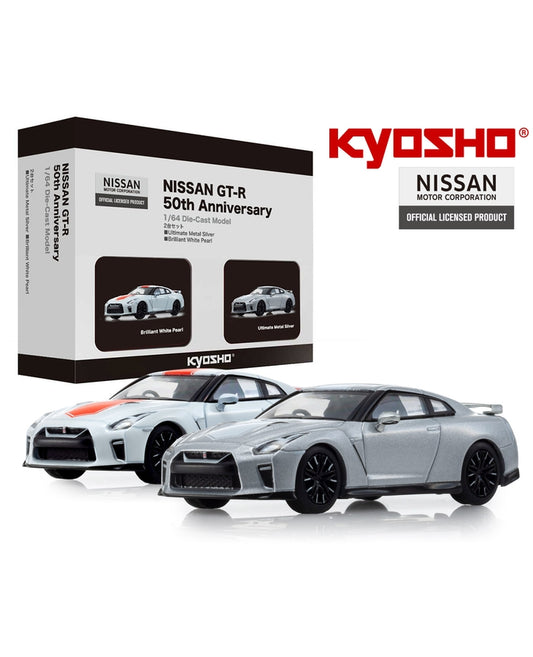 KYOSHO 1/64 NISSAN GT-R 50th Anniversary 2 CAR SET