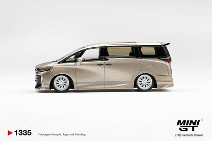 * PRE ORDER * MINI GT #1335 1/64 Toyota Vellfire 40 KUHL Gold Metallic (RHD)