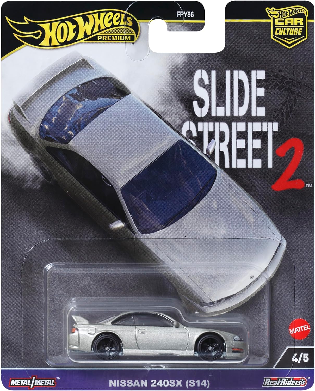 Hot Wheels HKC83 Car Culture Slide Street Nissan 240SX (S14)