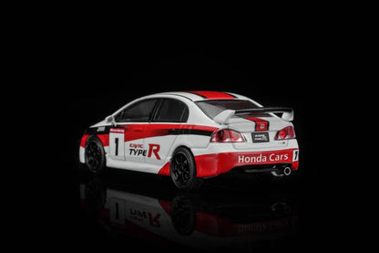 * PRE ORDER * MOTORHELIX 1/64 HONDA CIVIC TYPE R FD2 #1 2012 JAPAN ONE MAKE RACE  M65421
