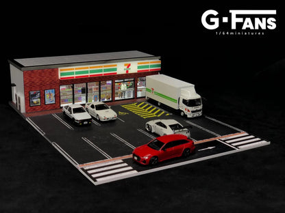 G.Fans 1:64 Diorama 7/11 Carpark