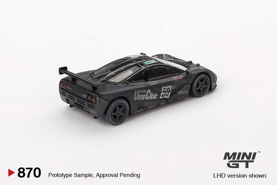 Mini GT #870 1/64 McLaren F1 GTR #59 1995 Le Mans 24Hr Winner Post-Race Weathered - BLISTER PACK