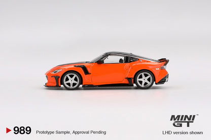 MINI GT #989 1/64 Nissan Z VeilSide FFZ400 Orange (RHD)
