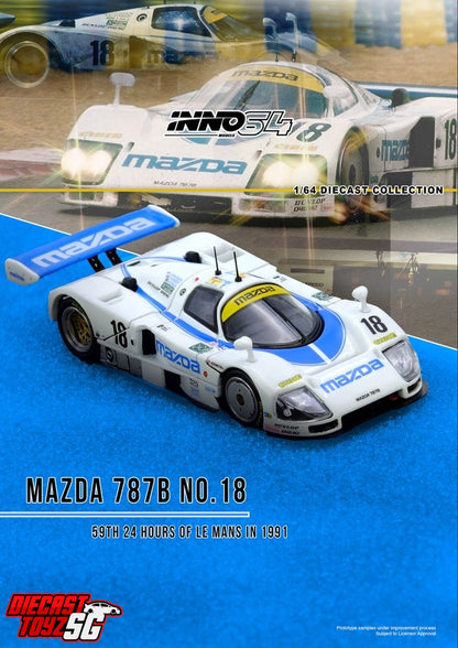 * PRE ORDER * INNO64 1/64 MAZDA 787B No.18