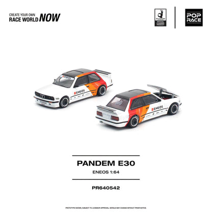 * PRE ORDER * POP RACE 1/64 PANDEM E30 ENEOS PR640542