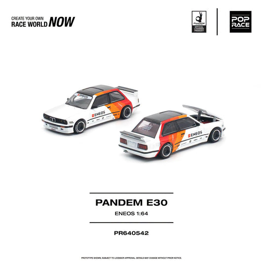 * PRE ORDER * POP RACE 1/64 PANDEM E30 ENEOS PR640542