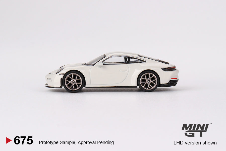 MINI GT #675 1/64 Porsche 911 (992) GT3 Touring Crayon (RHD)