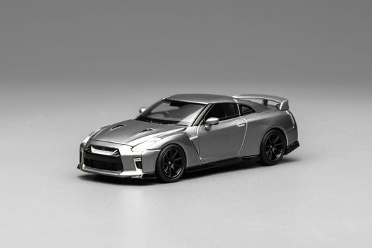 * PRE ORDER * MOTORHELIX 1/64 Nissan GT-R (R35) Track Edition Engineered by NISMO 2020 Dark Metal Gray M63515
