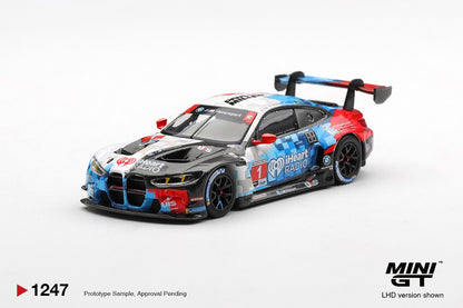 * PRE ORDER * MINI GT #1247 1/64 BMW M4 GT3 EVO #1 Paul Miller Racing 2025 IMSA Daytona 24 Hrs (LHD)