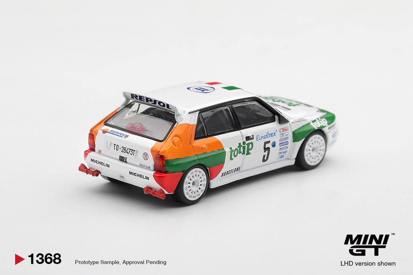 * PRE ORDER * MINI GT #1368 1/64 Lancia Delta HF Integrale Evoluzione #5 1993 Rallye Monte-Carlo (LHD)