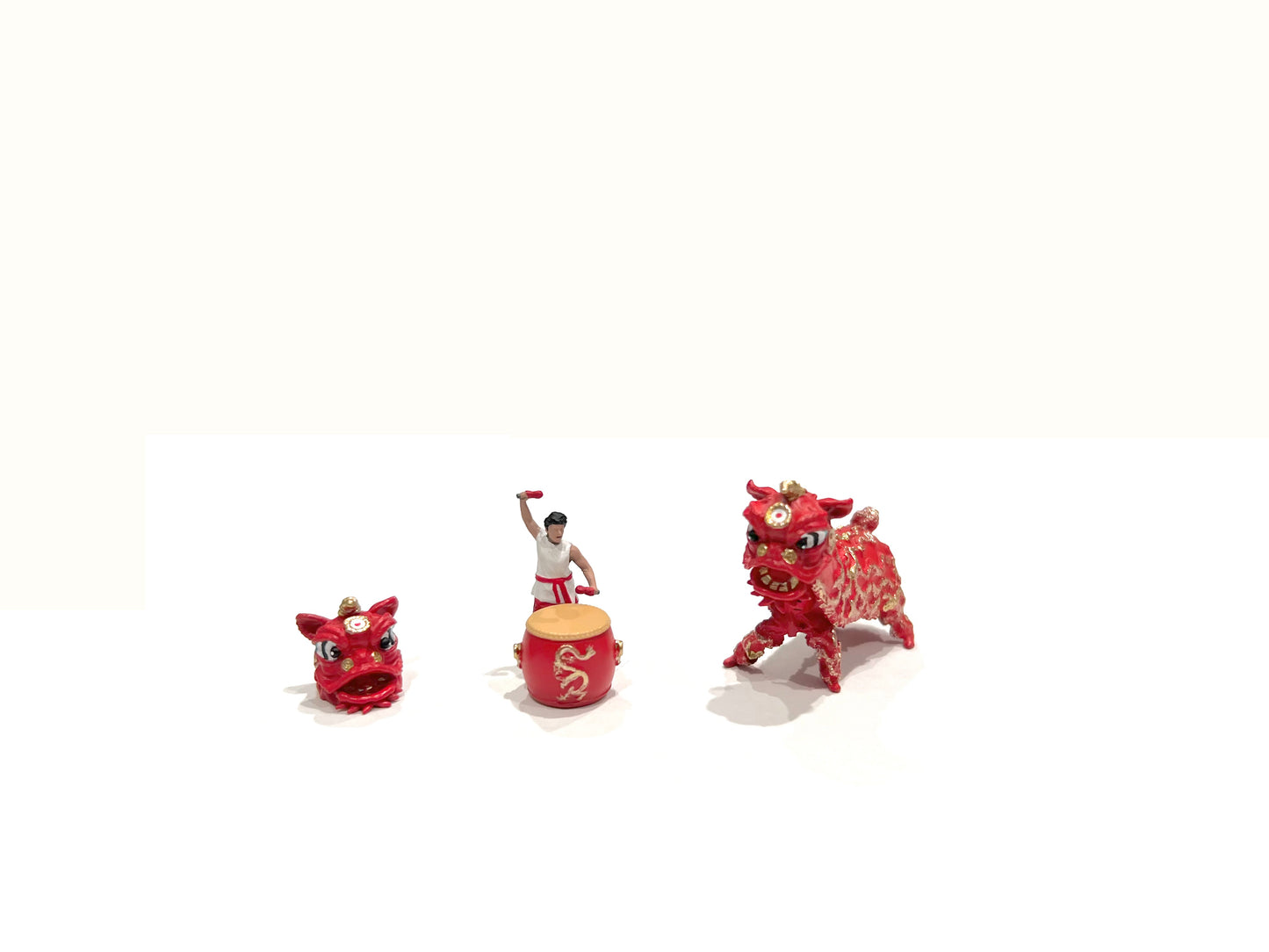 * PRE ORDER * American Diorama 1/64 Figure Set : Lion Dance