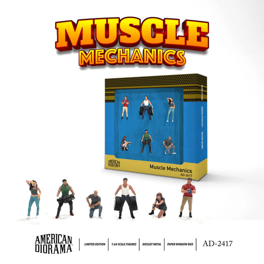 American Diorama Muscle Mechanics Figurine Set