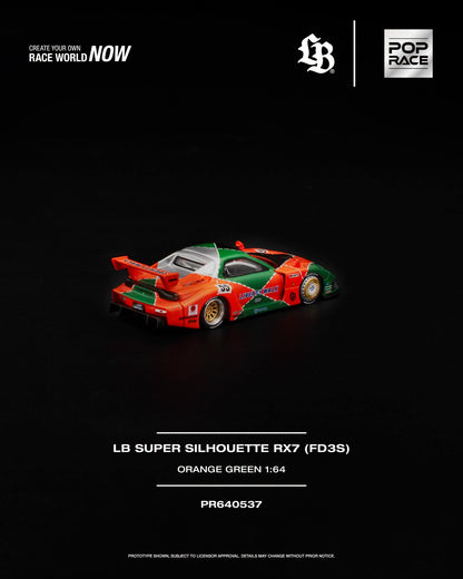* PRE ORDER * POP RACE 1/64 LB SUPER SILHOUETTE RX7 (FD3S) PR640537
