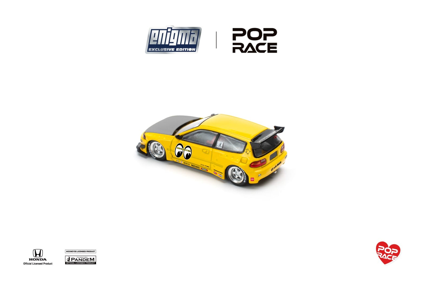 * PRE ORDER * Pop Race x Enigma Pandem Civic EG6 v1.5 - MOONEYES (PRE010) Blister Card Version