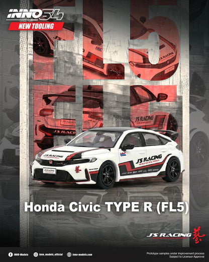 * PRE ORDER * INNO64 1/64 HONDA CIVIC FL5 J’S RACING