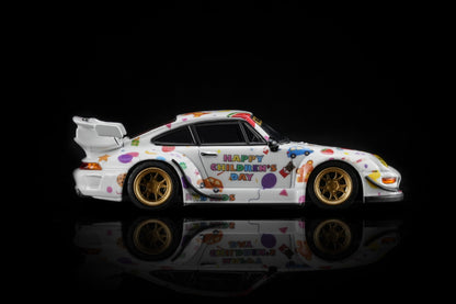 MOTORHELIX 1/64 CHILDREN DAY EXCLUSIVE RWB 993 / HONDA CIVIC TYPE R EK9
