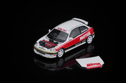 * PRE ORDER * MOTORHELIX 1/64 HONDA CIVIC TYPE R EK9 CUSTOMIZED VERSION