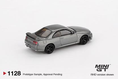 MINI GT #1128 1/64 NISSAN Skyline GT-R Dark Metal Gray (NISMO BCNR33 CRS Version) (RHD) * BLISTER PACK *