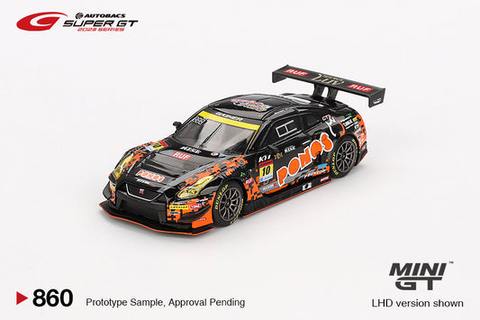 * PRE ORDER * MINI GT #860 Nissan GT-R NISMO GT3 #10 "PONOS GAINER GT-R" GAINER 2023 SUPER GT SERIES / SUPER GT