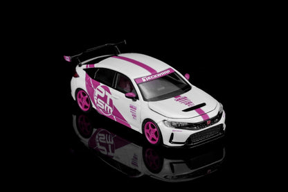 MOTORHELIX 1/64 Honda Civic TYPE R (FL5) PTiSM Pink - PERFORMANCE TUNING IDENTITY - M65340