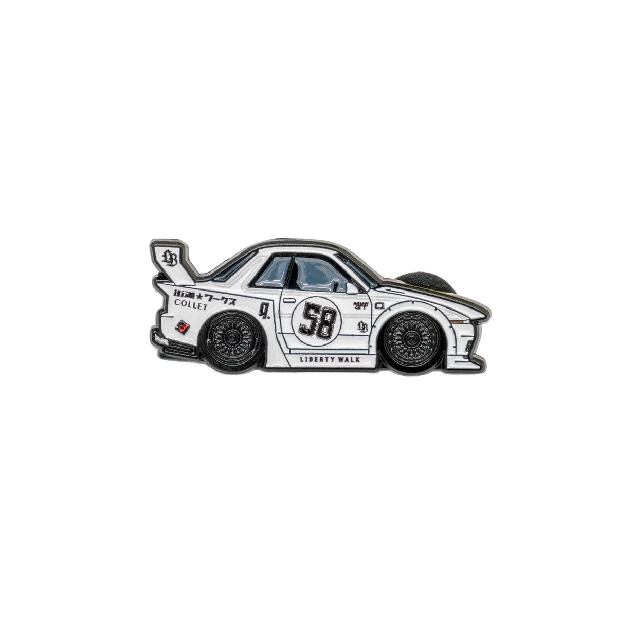 Leen Custom Pin Badge NISSAN SKYLINE R32 LB-KAIDO WORKS.