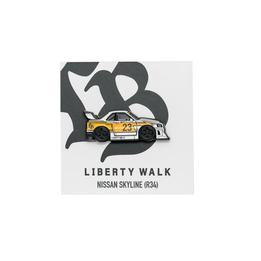Leen Customs Pin Badge NISSAN SKYLINE LB-ER34 Super Silhouette SKYLINE Racing