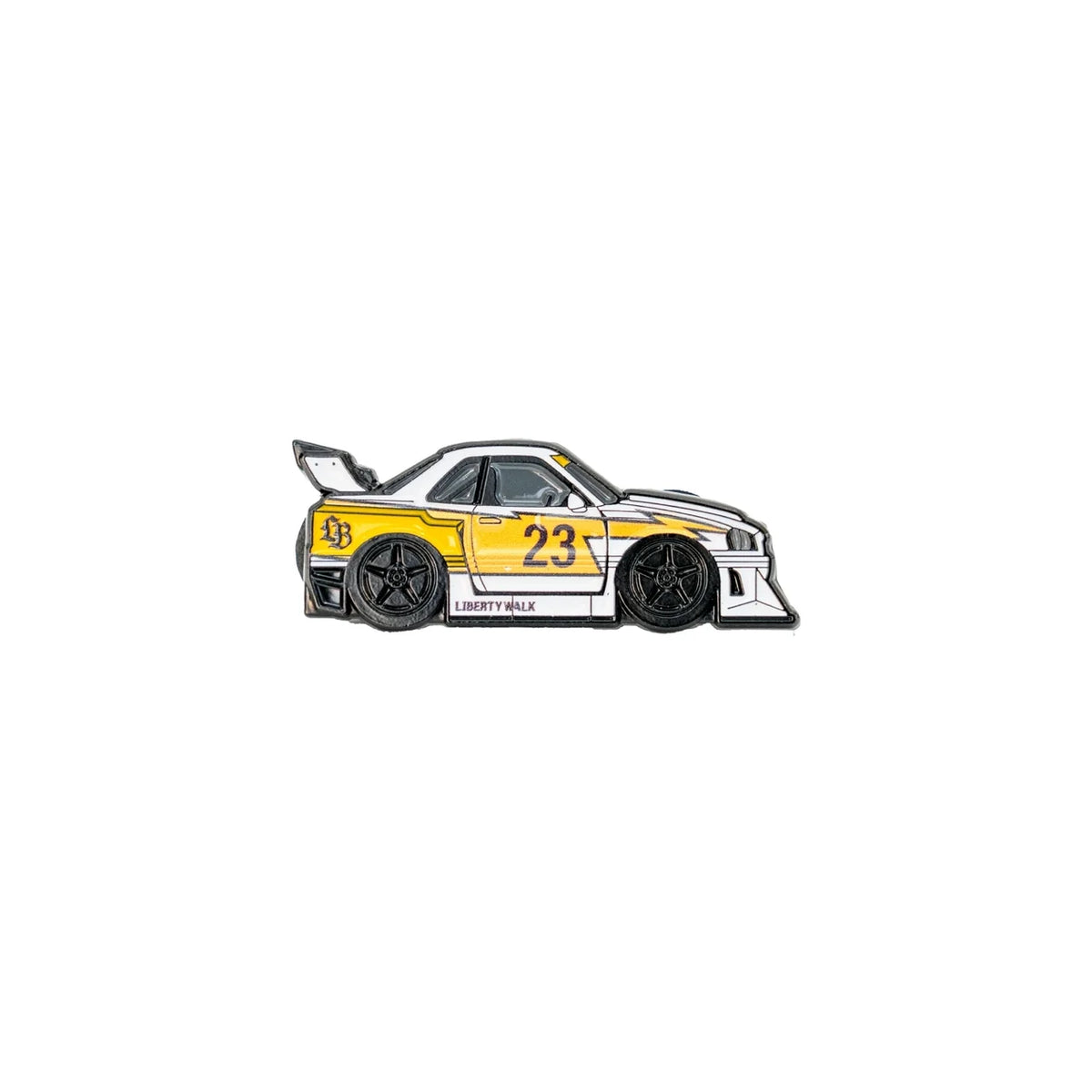 Leen Customs Pin Badge NISSAN SKYLINE LB-ER34 Super Silhouette SKYLINE Racing