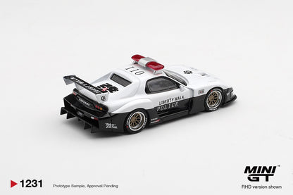 * PRE ORDER * MINI GT #1231 1/64 MAZDA RX-7 LB-Super Silhouette Police (RHD)