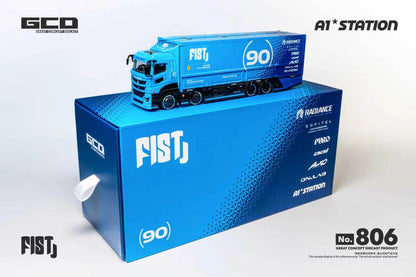 * PRE ORDER * APAxpo Foshan  FIST x GCD Model x A1-STATION x Shoom64 FIST TEAM · LBWK MITSUBISHI FUSO SUPER GREAT Container Truck
