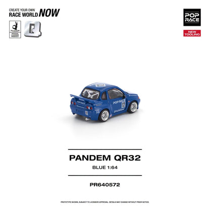 * PRE ORDER * POP RACE 1/64 PANDEM QR32 BLUE PR640572