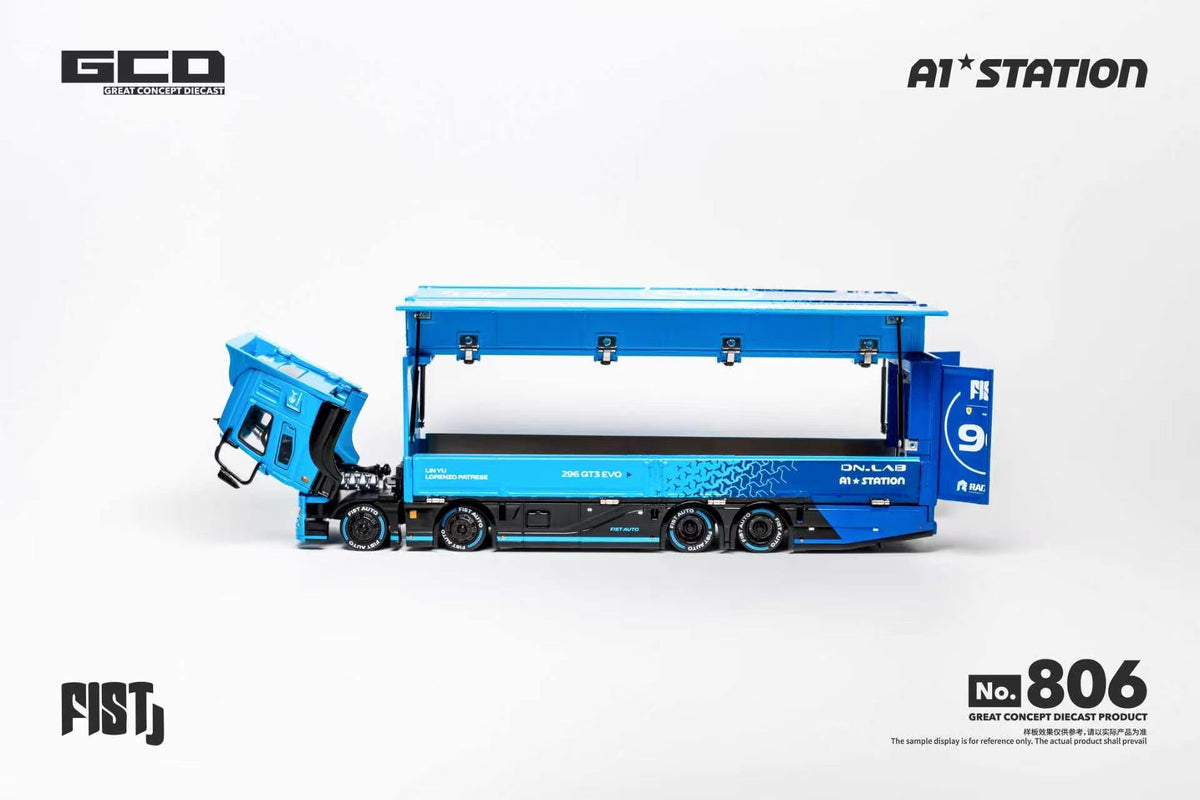 * PRE ORDER * APAxpo Foshan  FIST x GCD Model x A1-STATION x Shoom64 FIST TEAM · LBWK MITSUBISHI FUSO SUPER GREAT Container Truck