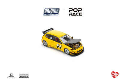 * PRE ORDER * Pop Race x Enigma Pandem Civic EG6 v1.5 - MOONEYES (PRE010) Blister Card Version