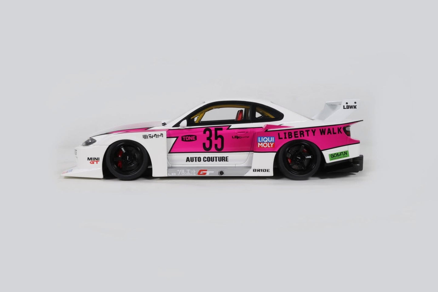 GT SPIRIT 1/18  NISSAN S15 SILVA LB SUPER SILHOUETTE PINK - CLDC046
