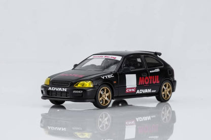 * PRE ORDER * MOTORHELIX 1/64 HONDA CIVIC TYPE R EK9 CUSTOMIZED VERSION