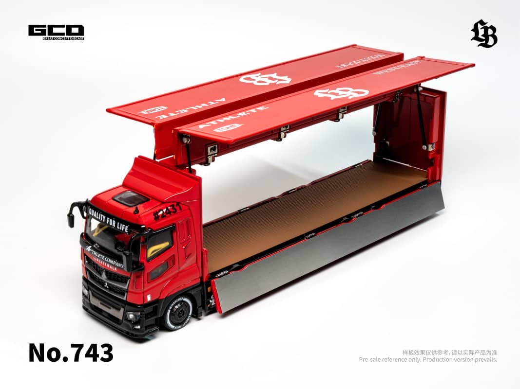 * PRE ORDER * GCD 1:64 Diecast Model
Mitsubishi & LBWK LB-Trucks Fuso Super Great / LB-Trucks UD QUON Head Super Silhouette