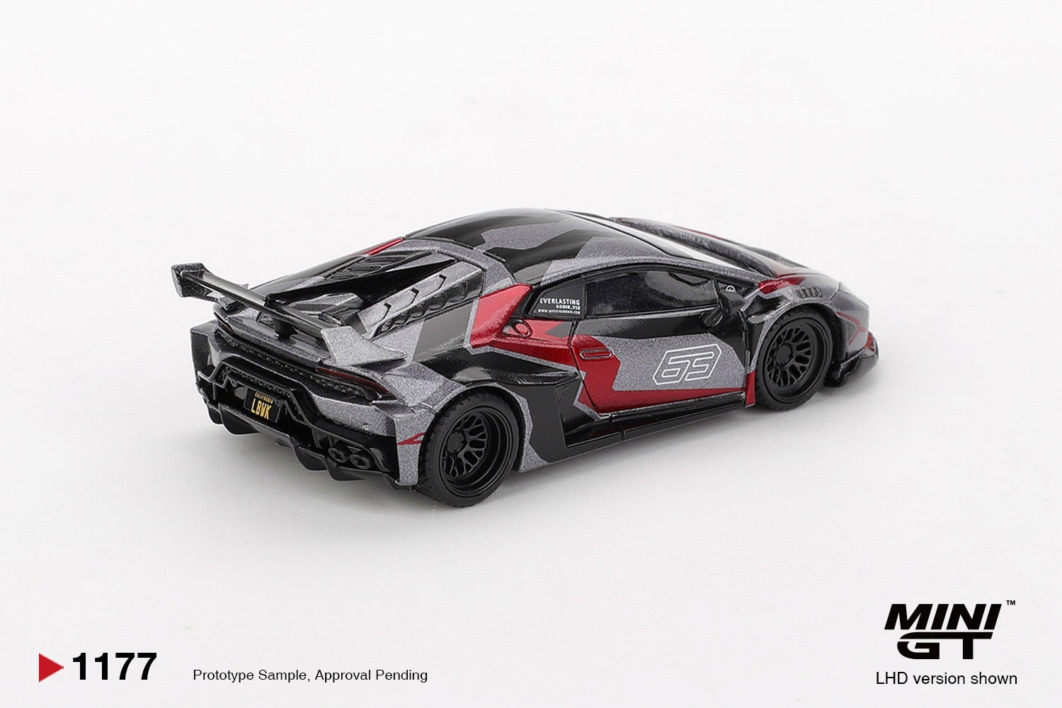 MINI GT #1177 1/64 LB☆WORKS Lamborghini Huracán GT RONIN (LHD