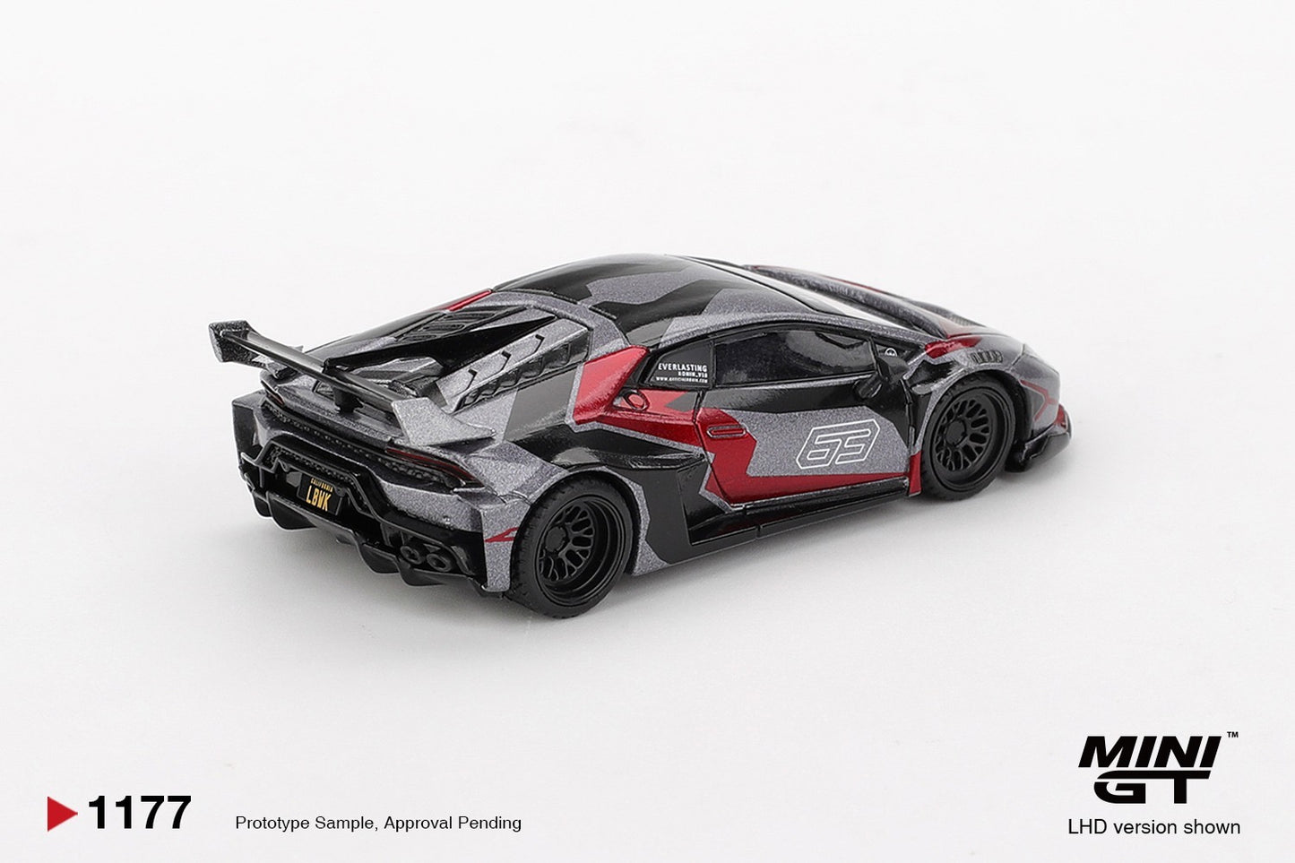MINI GT #1177 1/64 LB★WORKS Lamborghini Huracán GT RONIN (LHD)