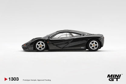 * PRE ORDER * MINI GT #1303 1/64 McLaren F1 Blue Black Metallic (LHD)