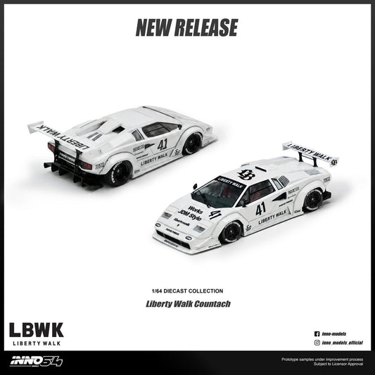 * PRE ORDER * INNO64 1/64 LIBERTY WALK COUNTACH