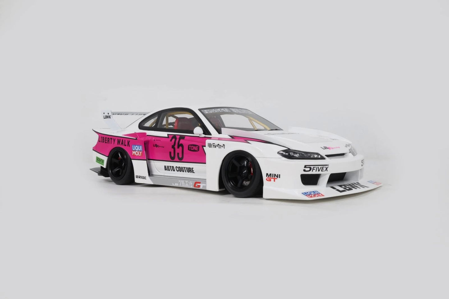 GT SPIRIT 1/18  NISSAN S15 SILVA LB SUPER SILHOUETTE PINK - CLDC046