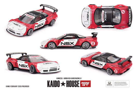 * PRE ORDER * [ Kaido House x MINI GT ] 1/64 Honda NSX Kaido Racing V1 KHMG255